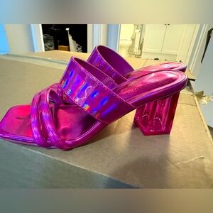 Block Heel Mule Sandal